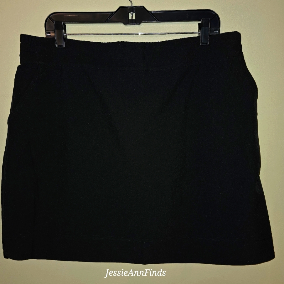Xeroxposur Black Performance Upf 50+ Sun Skort Women's Size Xl